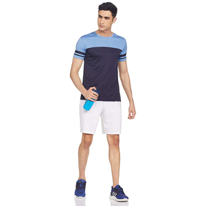 OEM de alta calidad Streetwear Wicking hombre correr entrenamiento Deporte Camiseta para hombres Color sólido gimnasio hombres elegante correr hombres camiseta - Product Image 4