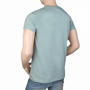 T-shirt imprimé slim fit pour homme - Gris - Product Image 4