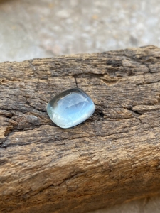 Piedra de cabujones con forma de cojín de Aguamarina de Color superior Natural con buen brillo, piedras preciosas sueltas para hacer joyas de 3,06 quilates - Product Image 4