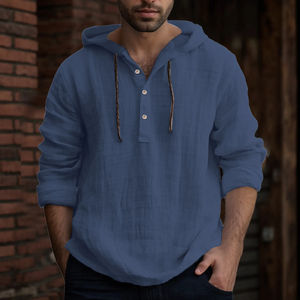 Sudaderas con capucha de alta calidad para hombre, ropa de calle, Jersey, venta al por mayor, sudaderas con capucha personalizadas, logotipo bordado, sudaderas con capucha en blanco para hombre - Product Image 2