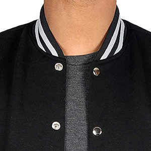 Veste universitaire professionnelle en gros de qualité supérieure pour hommes avec produit d'hiver à manches en cuir au design unique et confortable - Product Image 4