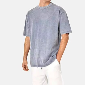 T-shirt basique en coton pour homme, uni, en tissu jersey doux, production OEM ODM en gros - Product Image 4
