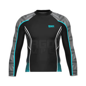 ชุดป้องกันผื่นแขนยาวทรงหลวมสำหรับผู้ชายเสื้อผ้าทำจากปากีสถานสำหรับเยาวชนโลโก้ตามสั่ง - Product Image 1