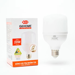 Bombilla LED G8 HOME T10-60/G01 al por Mayor, T10 10W 15W 20W 6500K, Controlador Integrado, Carcasa de Aluminio, Base B22/E27, 97 Lm/W, 20,000 Horas - Product Image 1