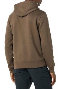 Pull à capuche confortable taille XS pour homme, en tissu doux, imprimé, motif uni, logo brodé, teinture unie, chaleur - Product Image 2