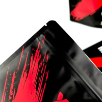 Sachet refermable en PE recyclable, résistant à l'humidité, pour bonbons, chewing-gums, snacks, noix, aliments pour animaux de compagnie