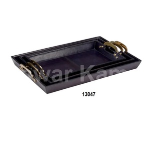 Bandeja Rectangular de madera para servir mariposas - Product Image 4