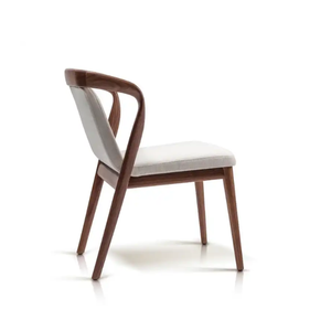 Chaises de Restaurant de salle à manger en bois massif italien en teck pour meubles de salle à manger chaise de salle à manger chaises de haute qualité - Product Image 5