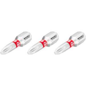 Hazet 1/4'' Phillips Insert <b>Set</b> (3pcs) for Efficient <b>Screwdriver</b> Use - Product Image 1