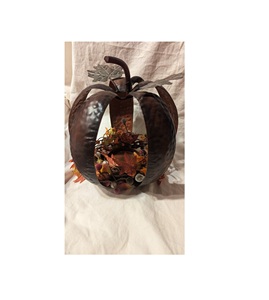 Vieux métal rustique Halloween célébration bougeoir lanterne bougie pot prix de gros de l'usine - Product Image 1