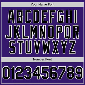 Sudadera Deportiva de Alta Calidad en Tallas Grandes, con Parche Bordado Personalizado con el Nombre del Equipo, Unisex, de Poliéster, Tejido Transpirable, Morado y Blanco - Product Image 2