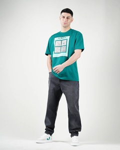 T-shirts personnalisés en coton Supima lourd de qualité luxe OEM Graphic Oversize-t Shirt pour hommes - Product Image 3