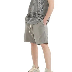 High Quality <b>Men's</b> Summer Casual Vintage <b>Shorts</b> 100% Cotton Quick Dry Breathable Eco-Friendly Customizable OEM ODM Hot Street - Product Image 4