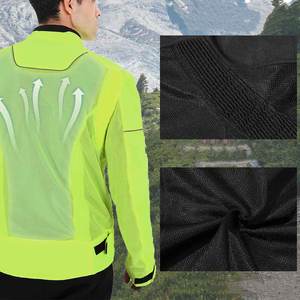 Vestes de moto en polyester Meilleure vente Fabricant de vêtements à col montant et à fermeture éclair à l'avant - Product Image 4