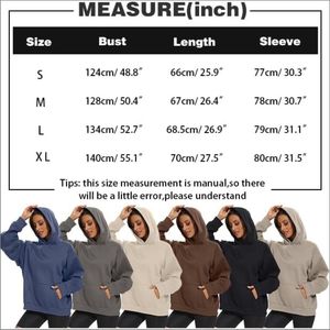 Sudadera con capucha de manga larga con diseño de tendencia de algodón y poliéster 100% para mujer, sudadera bordada con estampado de lana teñida lisa - Product Image 6