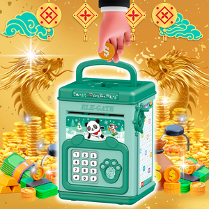 Hucha de juguete con código de seguridad, hucha de plástico - Product Image 1