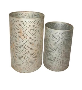 ชุดโคมไฟเหล็กแขวน2ชิ้นพร้อมขัดเงาสำหรับตกแต่งบ้านโคมไฟแขวนโลหะ - Product Image 4