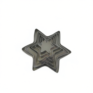 Stella 6-Piece Assorted Size <b>Cookie</b> Cutters 5035 Cromato LA DOLCETTERIA for GP & ME <b>Cookie</b> <b>Tools</b> - Product Image 3