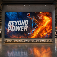 Écran LED d'intérieur P5 SMD GOB à longue durée de vie, mur vidéo LED pour l'éducation, l'affichage en auditorium et le fond de scène
