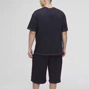 Conjunto de ropa informal de Hip Hop de algodón 100% de calidad superior transpirable ligero de secado rápido ecológico impreso ropa de calle corta - Product Image 6
