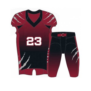 OEM <b>Service</b> Wholesale High Quality Customized Plus Size Men's American Football Uniform Set New <b>Design</b> Spandex/Polyester Sports - Product Image 3