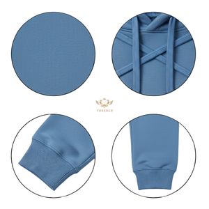 Survêtement en molleton personnalisable pour hommes de qualité supérieure survêtement d'hiver ensemble vêtements de sport décontractés Yokebud vente en gros sweat à capuche OEM - Product Image 6