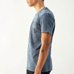 Venta Directa de Fábrica: Camisetas para Hombre con Lavado Ácido, Corte Holgado, Ligeras, Tallas Grandes, 100% Algodón - Product Image 2