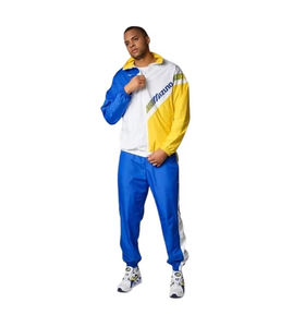 Venta al por mayor de chándal de nailon para hombre personalizado con logotipo unisex cortavientos conjunto sostenible Suana chándal contraste de color - Product Image 6