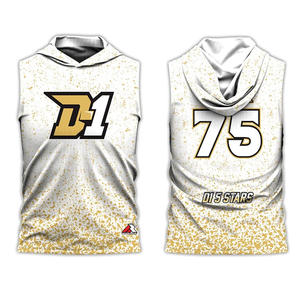 Uniforme de football américain 7 7 à séchage rapide entièrement sublimé pour hommes Techniques imprimées respirantes pour adultes jeunes joueurs 7v7 Ensemble OEM - Product Image 3