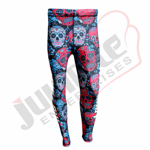 2025 Custom Logo <b>Women's</b> Sports Fitness Ghost Theme Yoga Bra Leggings <b>Set</b> Breathable Sublimated Two-piece Rash Guard Wholesale - Product Image 4