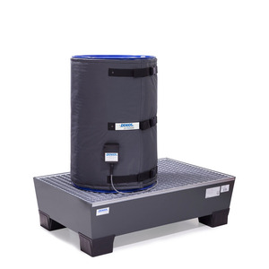 Giacca riscaldante DENIOS pro-line, regolatore di temperatura digitale, per fusti da 200 litri - Product Image 3
