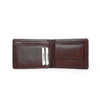 Dompet Lipat Dua Geometris Kulit Sapi Nappa Asli Mewah Logo Pribadi Anti RFID Jahitan Dua Warna Mini Tipis Ukuran Besar