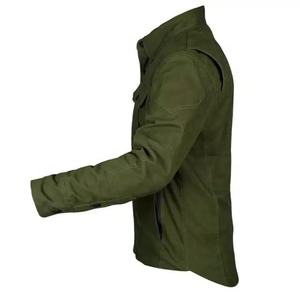 Chemise de moto ROUGE Chemise de bûcheron blindée pour hommes Chemise de bûcheron en flanelle pour moto - Product Image 3