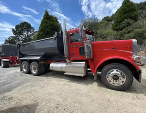 Meilleur!! Camion benne d'occasion super propre 2016 2015 Peterbilt 388, avec remorques Reliance 2018 et benne automatique - Product Image 4