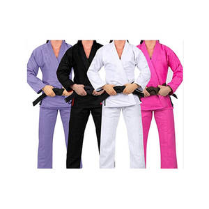 Diseño personalizado Heavy Jiu Jitsu BJJ Kimono Nuevo estilo Tejido de perlas Algodón Jóvenes Adultos Tamaños OEM Judo Uniforme de artes marciales - Product Image 1