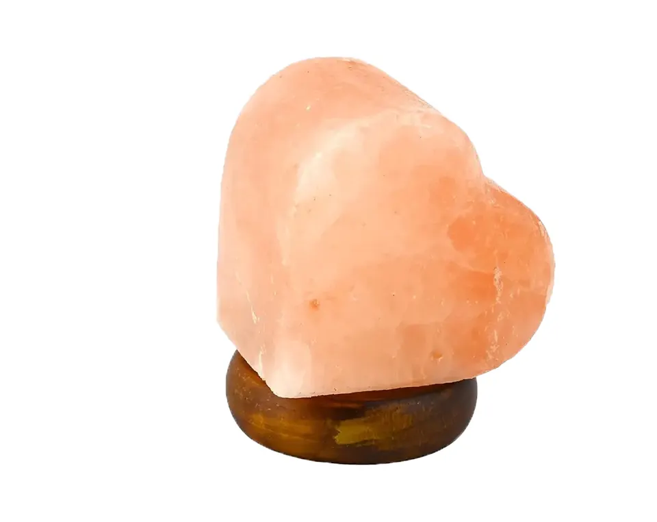 Гималайская лампа с соленым сердцем, специальный дизайн, натуральные соляные лампы, розовые соляные эмалевые булавки оптом из Пакистана