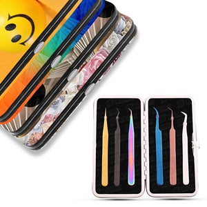 3 Pieces Magnetic Case Custom Color Empty Holder for Eyelash Extensions Direct Manufacturer with Pointed Tip Type - Product Image 4
