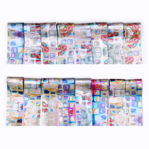 ฟอยล์ตกแต่งเล็บลายหินอ่อน 16 ชิ้น - สติ๊กเกอร์ติดเล็บแบบ 2 มิติ เงางาม สำหรับอุปกรณ์ทำเล็บ - Product Image 2
