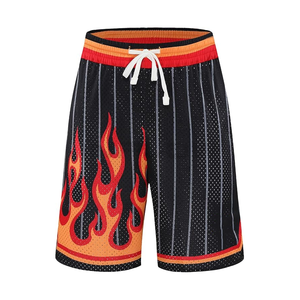 Ropa de gimnasio de secado rápido 100% poliéster 5 pulgadas ropa activa personalizada hombres Transferencia de Calor logo pantalones cortos de lana transpirable High Street - Product Image 2