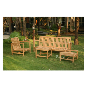 โต๊ะกาแฟทำจากไม้เนื้อแข็งทรงสี่เหลี่ยมสำหรับใช้ในสวนกลางแจ้ง - Product Image 5