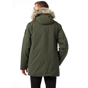 Chaqueta parkas con capucha para hombre, servicio OEM, precio al por mayor, Chaquetas Parkas para exteriores resistentes a la intemperie a prueba de viento para hombre - Product Image 3