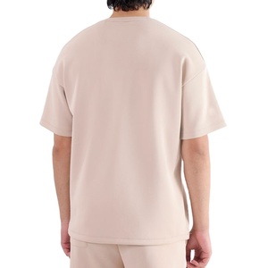 เสื้อผ้าไซส์ใหญ่ขายส่งราคาถูก เสื้อยืดทรงยาวหลวมโอเวอร์ไซส์ แขนสั้น ผ้าคอตตอนเจอร์ซีย์ 300 กรัม หนานุ่ม - Product Image 5