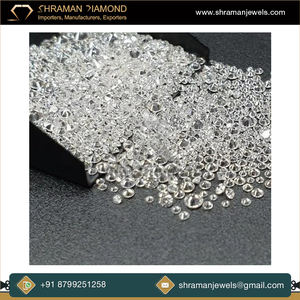 1TCW SHRAMAN DIAMOND 1.1mm Diamants ronds de couleur blanche naturelle, taille brillant, diamants en vrac pour la fabrication de bijoux, vente en gros directe d'Inde - Product Image 2