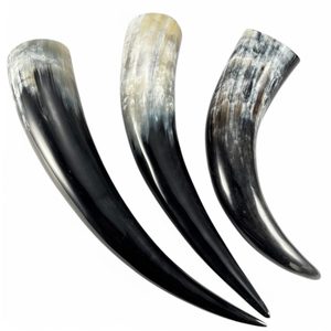 High Quality Natural Viking Medieval Beer Drinking Horn Handcrafted Party Custom Logo <b>Stand</b> Cheap Most Demanding Creative - Product Image 1