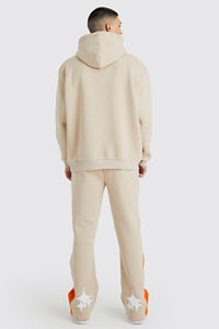 Ensemble de survêtement décontracté de haute qualité, délavé à l'acide, vintage, 100% coton, écologique, séchage rapide pour hommes - Product Image 4