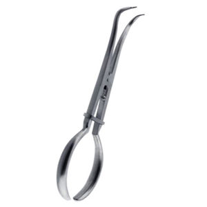 คีมหนีบยางทางการแพทย์ทำจากสเตนเลสสตีลแบบใช้ซ้ำได้ได้รับการรับรอง CE แบบมืออาชีพพร้อมโลโก้ออกแบบได้ตามต้องการ - Product Image 2