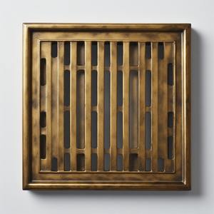 Couvre-drain en laiton de qualité industrielle robuste et moderne avec mécanisme de verrouillage anti-sabotage pour les zones à fort trafic - Product Image 4