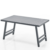 Ensemble de canapés modulaires de luxe pour patio, mobilier de jardin moderne en tissu pour salon et salle à manger
