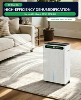 Üretici 40L/Gün Elektrikli Kompresörlü Nem Alma Cihazı Akıllı WiFi Kontrolü ile Ev, Ticari, Bodrum, Giysi Kurutma, Büyük Oda için