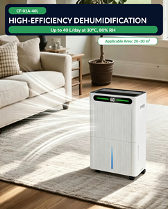 Déshumidificateur Électrique à Compresseur 40L/Jour avec Contrôle WiFi Intelligent pour Maison, Usage Commercial, Sous-sol, Séchage de Vêtements, Grande Pièce - Product Image 3